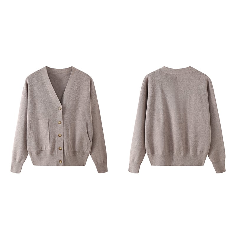 Gray daily cardigan 2024