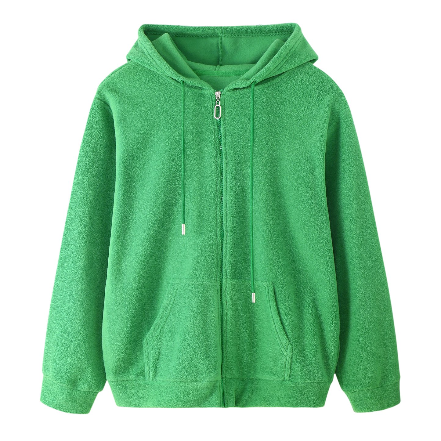 Womens plain zip hoodies