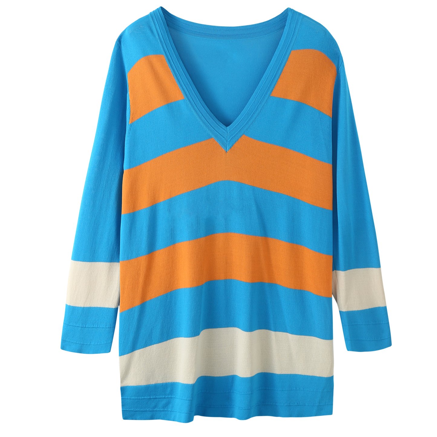 Oversized v neck cashmere sweater