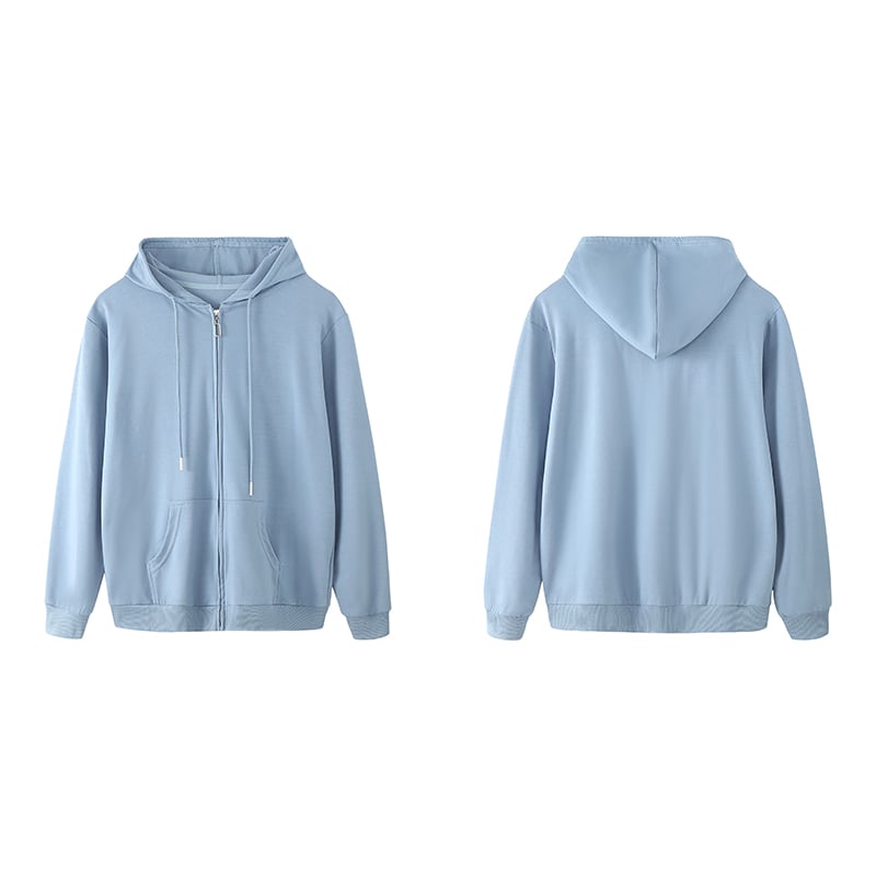 Womens plain zip ups